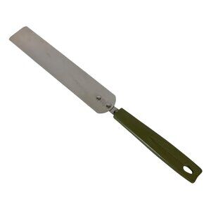 Vintage Ekco Stainless Steel Icing Spreader With Avocado Green Handle USA Made